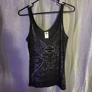 Harley Davidson small gray tank top
